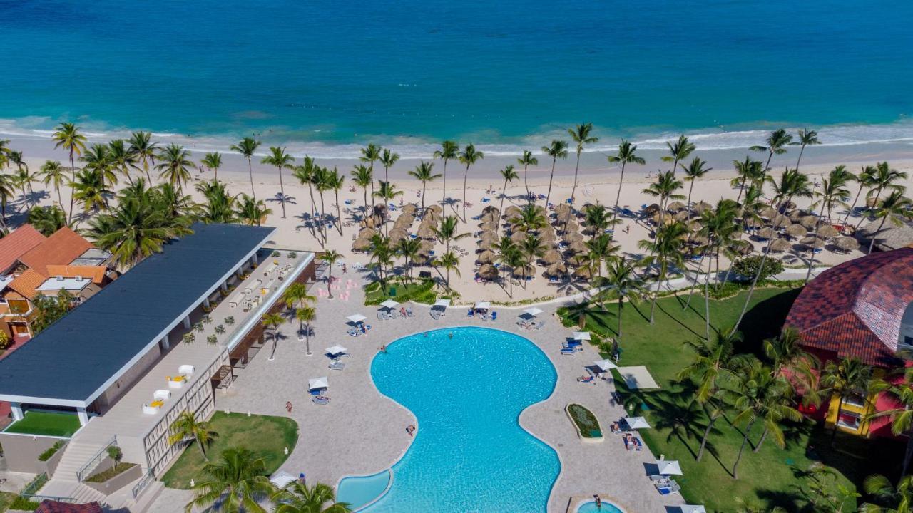 คาริบ ดีลักซ์ ปรินเซส - ออล อินครูซีฟ Hotel ปุนตากานา ภายนอก รูปภาพ Aerial view of the beach at the Iberostar Grand Hotel Bávaro